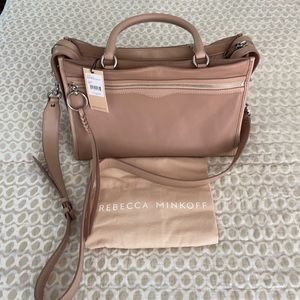 Rebecca Minkoff Bedford Zip Satchel color Doe